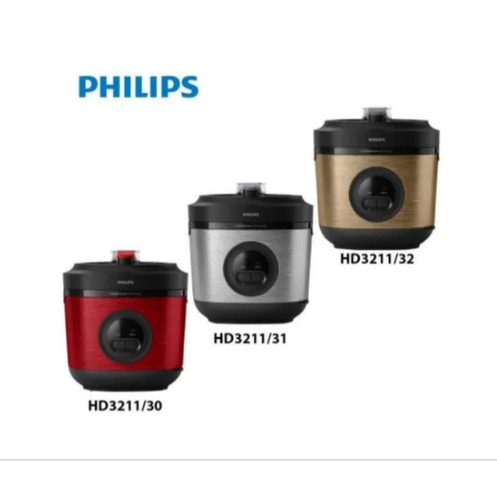 Termurah Magic Com Philips Hd 3211 1,8L 3-In-1 Stainless Steel
