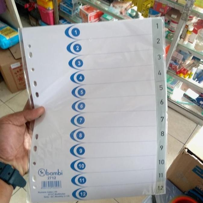 

New Divider bambi 2712 / pembatas bambi 1 - 12