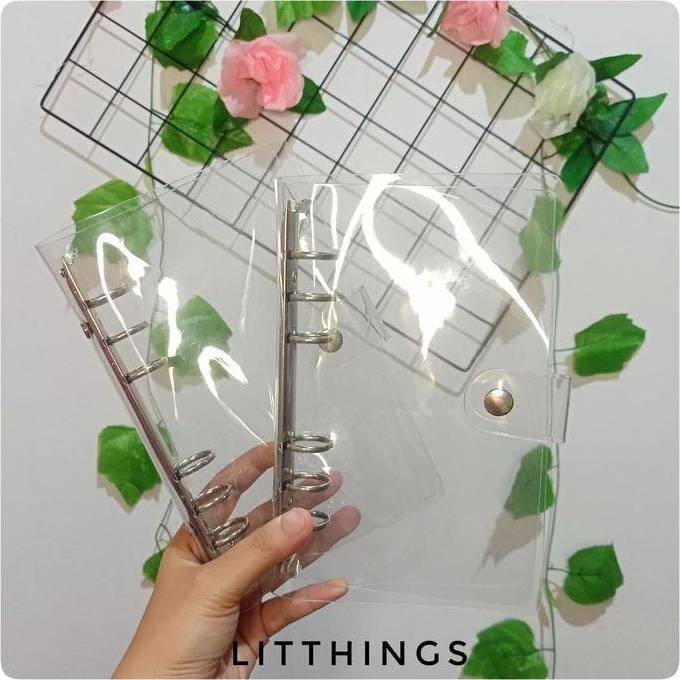 

New Buku Binder Transparan ukuran A6 | Binder PVC | Binder Keuangan