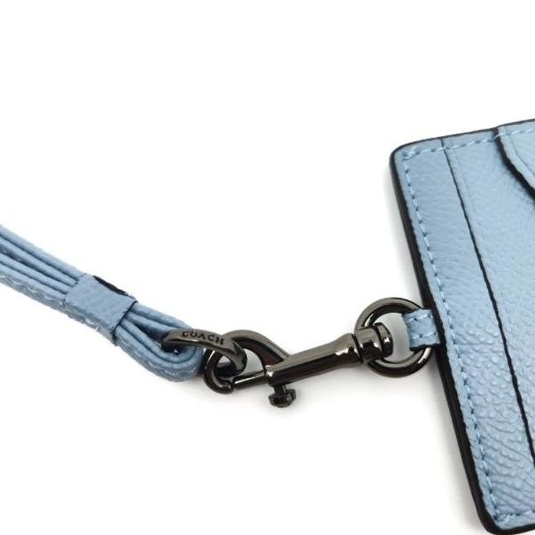 

New Gantungan Kartu ID Card holder Lanyard Light Blue Crossgrain GunMetal logo original fo