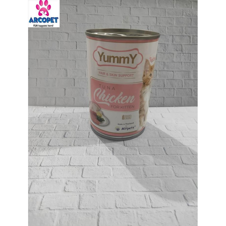 

DMS Yummy Kitten Cat Food Kaleng 400 gr Makanan Kucing