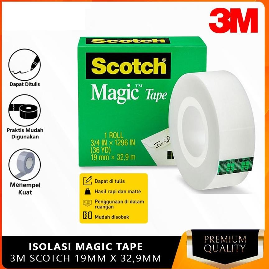 

Rd1- Selotip / Magic Tape Scotch 810, 3/4" X 36Y