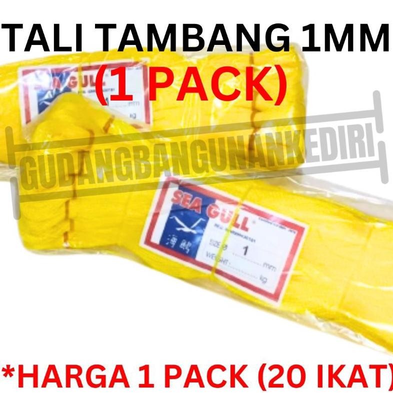 

Rd1- [1 Pack] Tali Tambang 1Mm 1 Pack 20Pcs Ikat / Tali Tampar 1Mm / Tampar Plastik Buat Pasang Keramik / Benang Pondasi Rumah Seagull Sea Gull 20 Ikat 1 Pack 1Pack