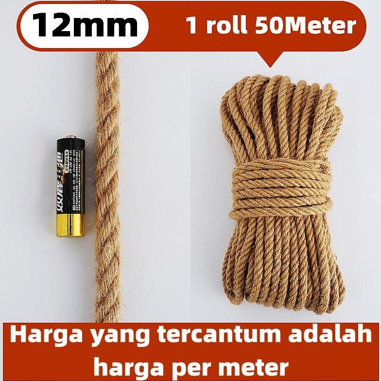 

Rd1- Tali Goni 12Mm /Hemp Rope / Tali Tambang / Tali Tambang / Tali Serat Goni / Tali Mendong