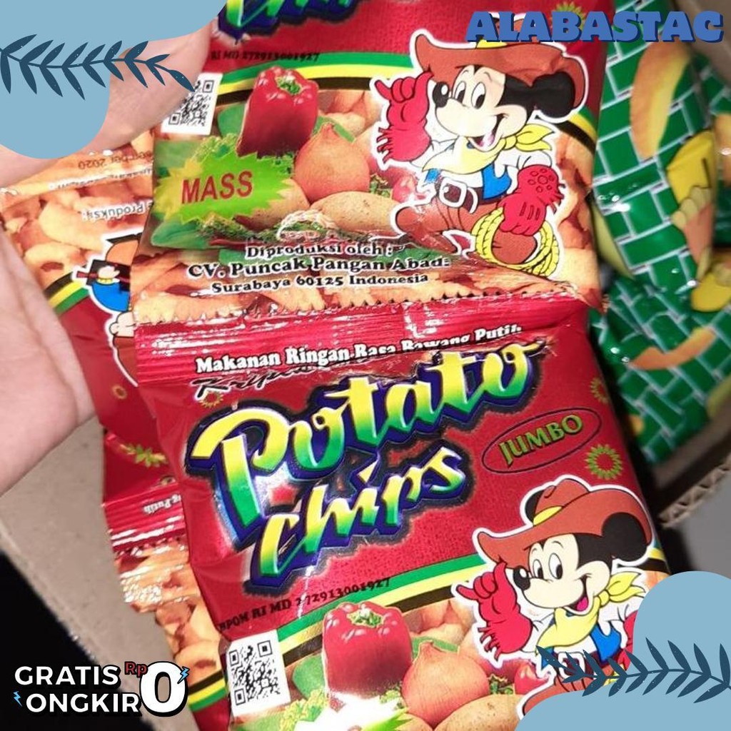 

(1 Dus) Potato Chips/Golden Chips 1 Dus 6 Renceng Terlaris! Produk Ini Banyak Dicari