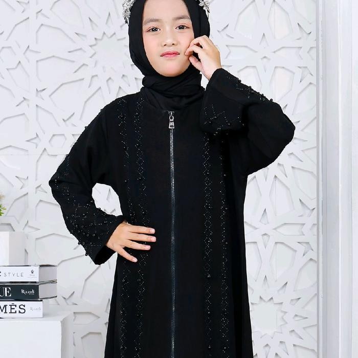 Abaya Anak Perempuan Muslimah Syari Gamis Anak Abaya Anak Bertabur Mata Mata Abaya Muza Abaya Anak Z