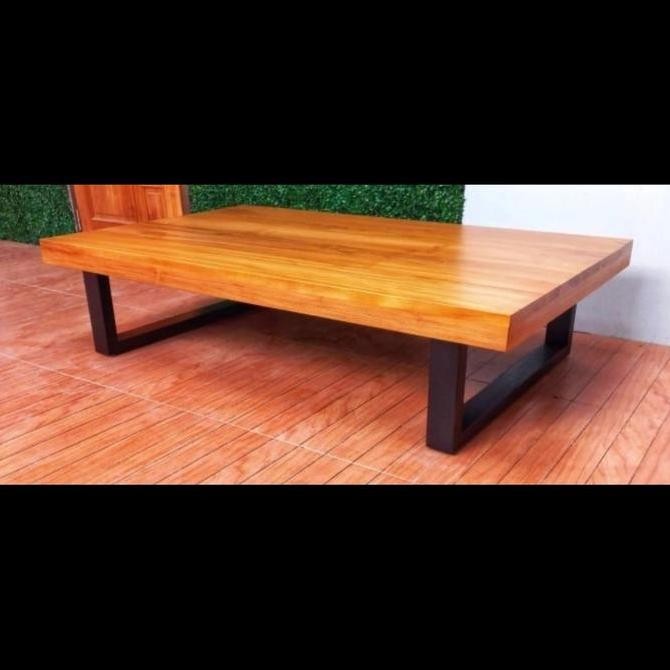 meja lesehan Jepang costum 18090 kaki besi