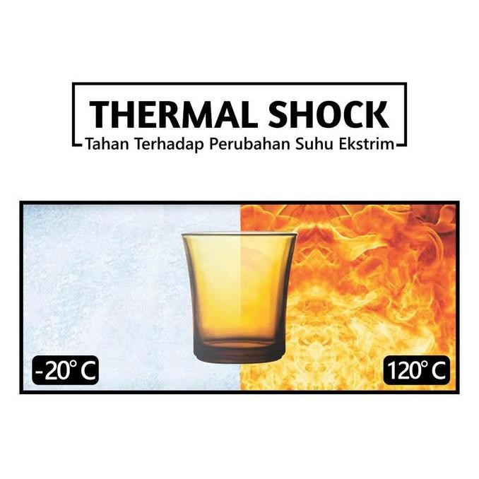 Duralex Lys Amber Tumbler 28 Cl 6 Pcs Gelas Kopi Teh Kaca Tempered Glass Tahan Perubahan Suhu Dapat 