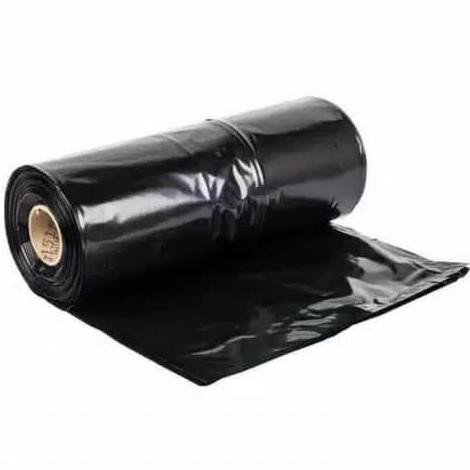 Plastik Mulsa Hitam Perak Plastik Bungkus 500M X 1,2M