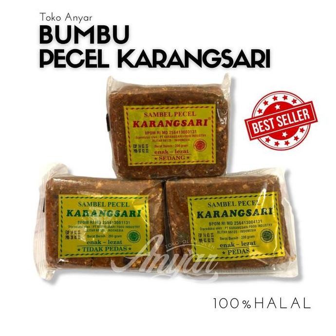 

Sambel Pecel Khas Blitar Cap Karang Sari / Sambel Kacang Siap Saji