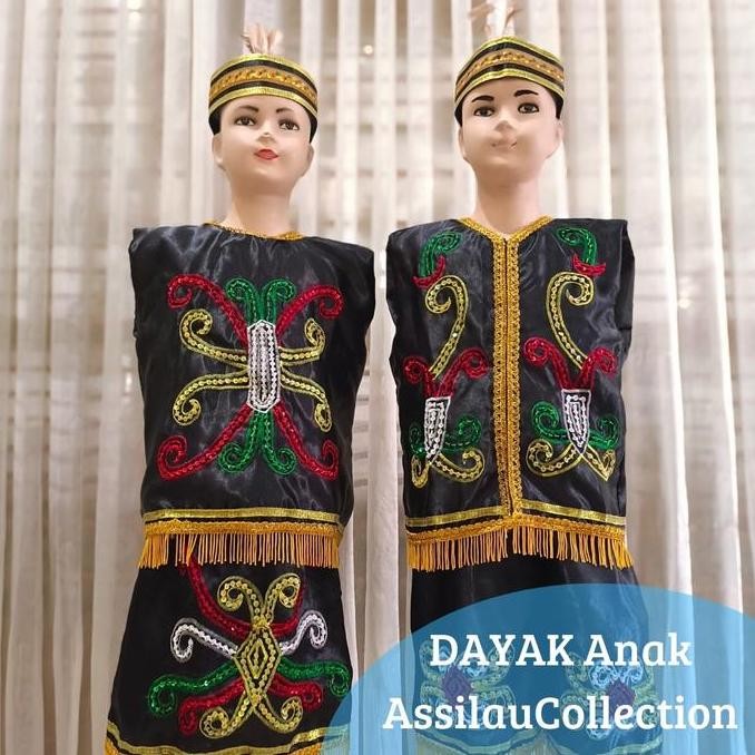 Baju Adat Dayak Anak (Pria/Wanita) TK