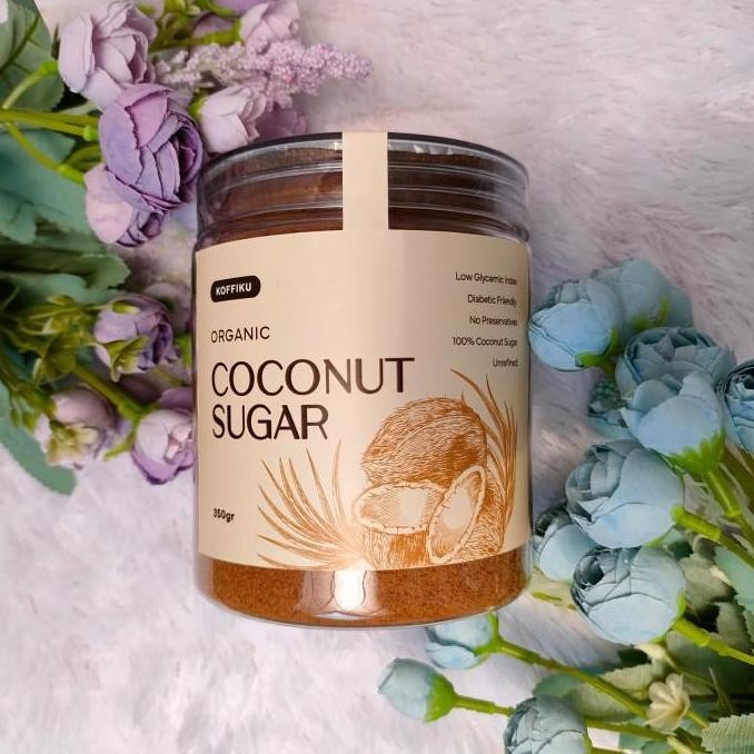 

KOFFIKU Coconut Sugar Organic/ Gula Semut/ Gula Kelapa 350 gr Granule