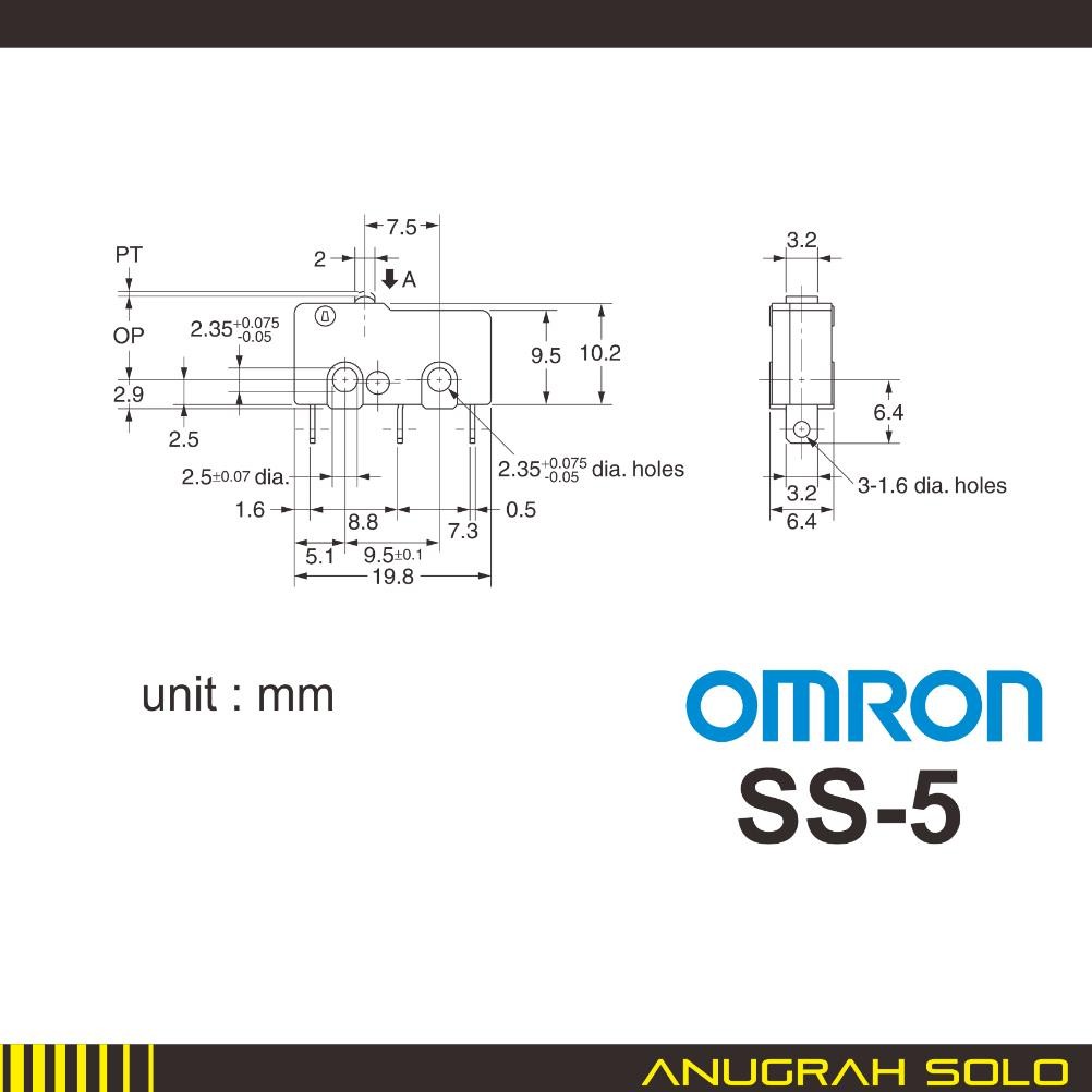 SS-5 MICROSWITCH OMRON MICRO SWITCH LIMIT SWITCH SS5