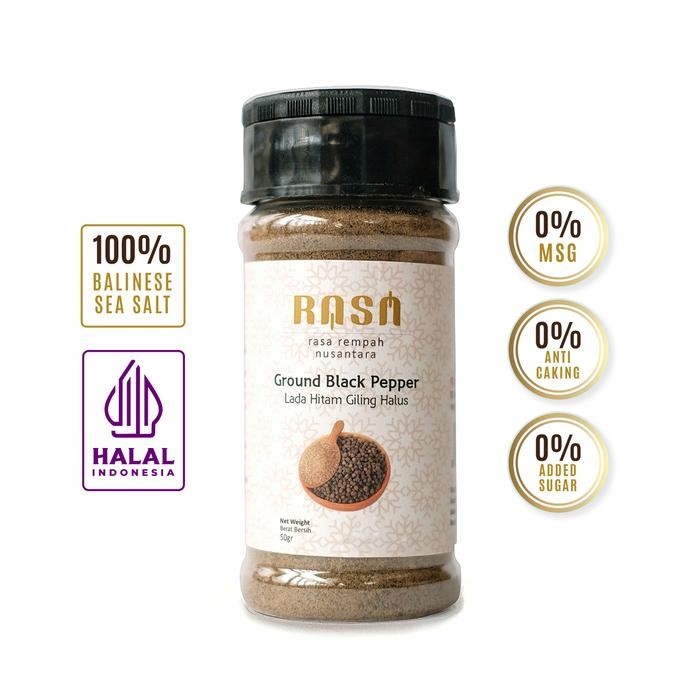 

Rasa - Ground Black Pepper / Lada Hitam Giling -Gratisongkir