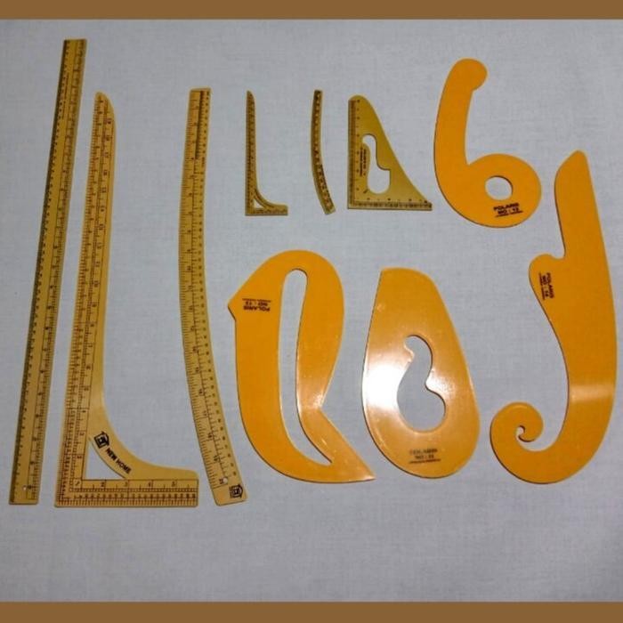 

Paket 10 Penggaris Pola Jahit / Alat Jahit