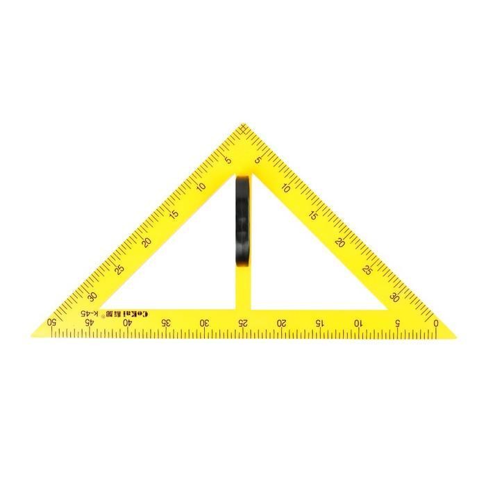 

Penggaris Jahit-Pola-Bahan-Kain-Badan Segitiga Sama Kaki Plastik 50 Cm