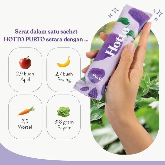 

Hotto Purto Multigrain Purple Potato - Sereal Ubi Ungu Oatmeal Gerd Friendly Asli