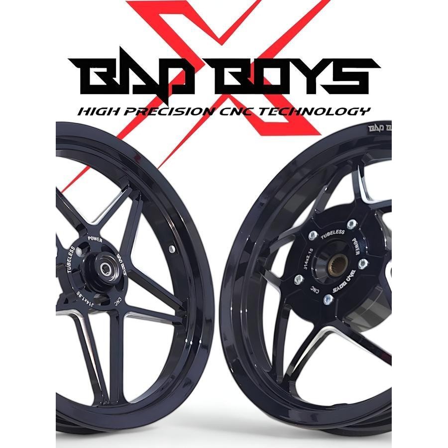 Velg BAD BOYS Power 185/215x14 VARIO 110/125/150/160 BEAT SCOOPY MIO SPORTY SMILE M3 XEON GEAR SOUL 