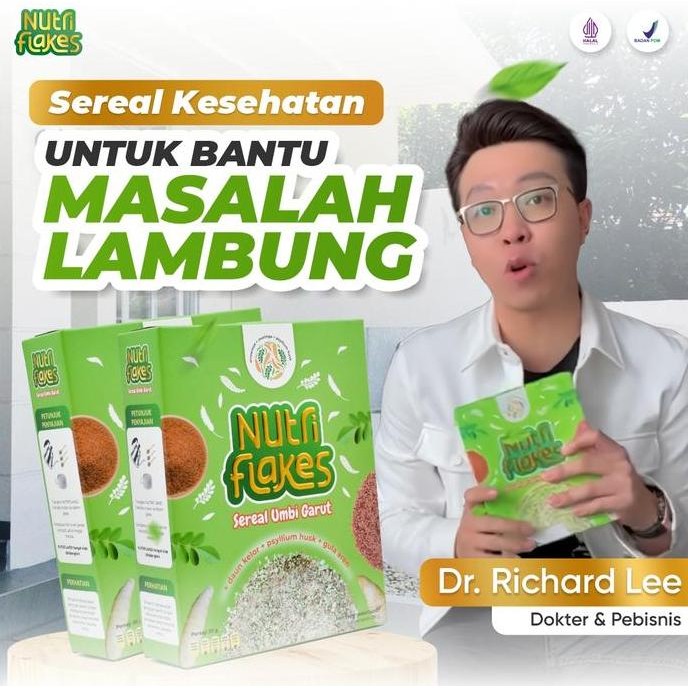 

Nutriflakes Umbi Garut - Sereal Sehat Bantu Redakan Masalah Lambung Asli