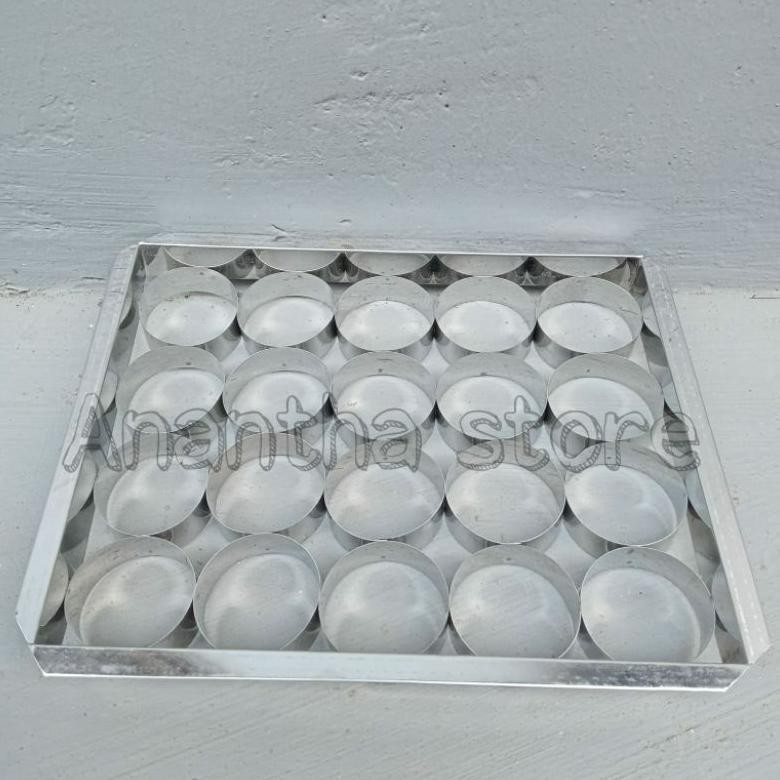 CETAKAN KUE KERING BENTUK BULAT/KASTENGEL/KUE KACANG ISI 20 LUBANG