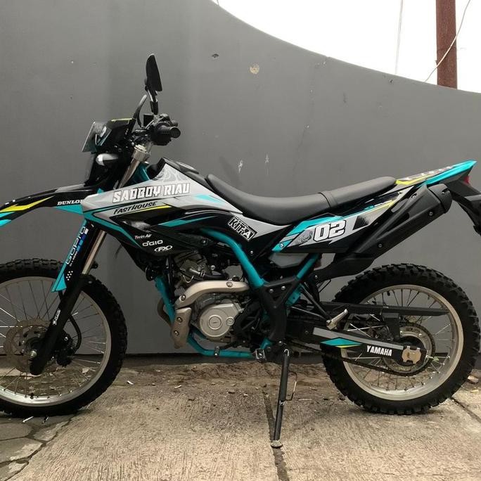 Decal yamaha wr 155 new hitam biru tosca hijau tosca terbaru terupdate 2023