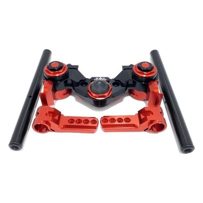 STANG JEPIT ROBOT NMAX OLD LAMA PCX LOKAL 150 BLACK DIAMOND