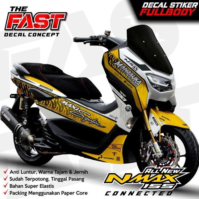 Decal Nmax New Mandalika Racing Kendaraan Motorcycle