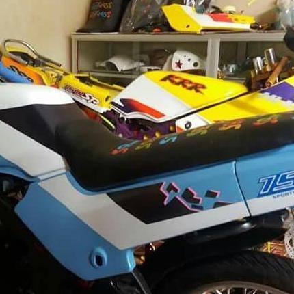 Striping SSR Konsep KR SP Ninja thailand Biru