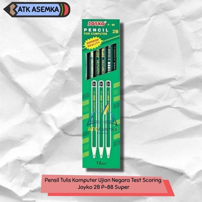 

WSS Pensil Tulis Komputer Ujian Negara Test Scoring Joyko 2B P-88 Super