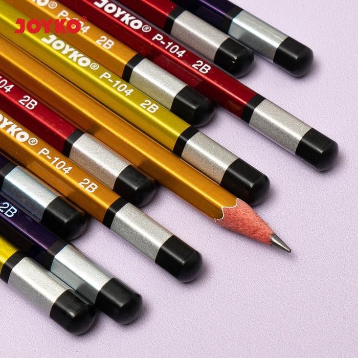 

WSS Pencil Pensil Joyko P-104 2B Metallic 1 BOX 12 PCS