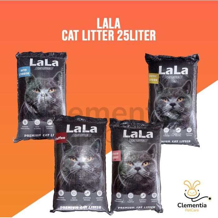 IS pasir wangi gumpal Pasir Kucing LALA 25 LITER