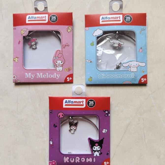 gelang Sanrio Alfamart Pandora cinnamoroll my melody kuromi hello Kitty