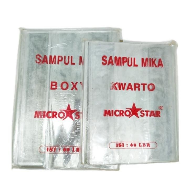 

Pa Sampu Bukul Plastik Mika Tebal 0.06 Arto Boxy Isi 60 Lembar Microstar