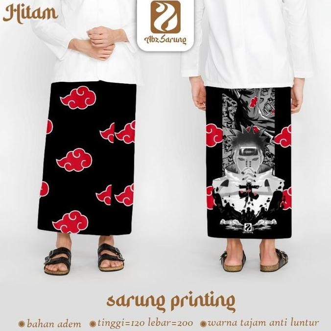 Jual Abz Sarung - Sarung Printing Akatsuki Anime Anti Luntur