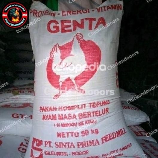 Genta Pur Ayam Petelur GT-1 Pakan Layer Petelur 50kg Sintal Telor GT 1 Protein Energi Vitamin Untuk 