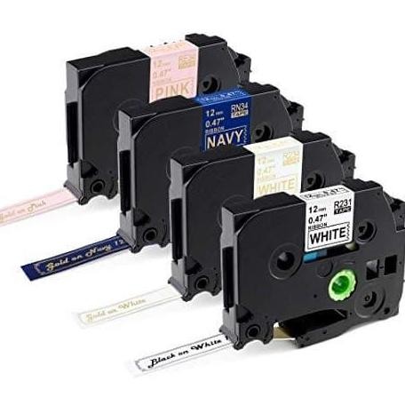 

Brother Label Tze-Re34 Ribbon Tape Cassette Gold On Pink 12Mm X 4M Kualitas Terbaik Harga Termurah