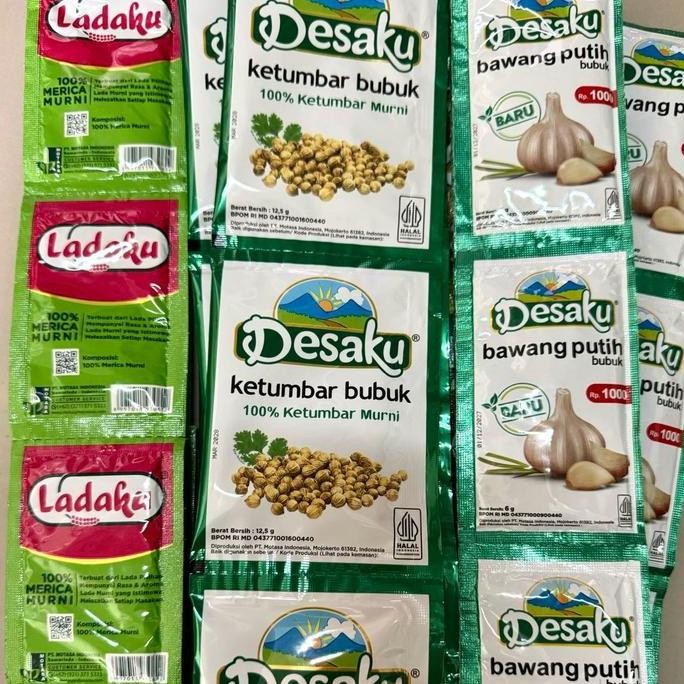 

paket warung (12ladaku+12bawangputih desaku+12ketumbarbubuk)