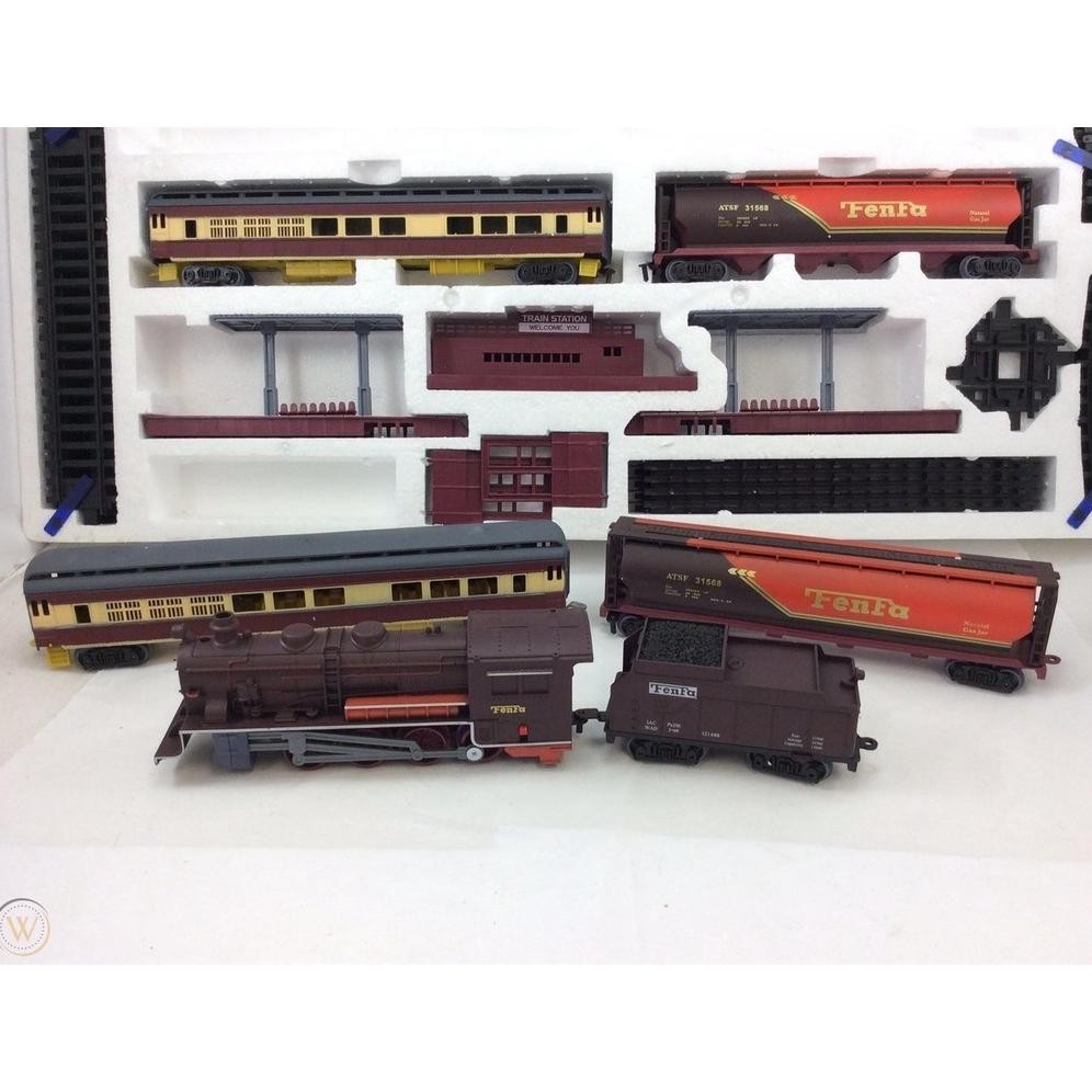 Iqr-914 [Original Fenfa] Mainan Anak Laki Laki Kereta Api Mainan Rel Panjang 325 Cm Miniatur Kereta 