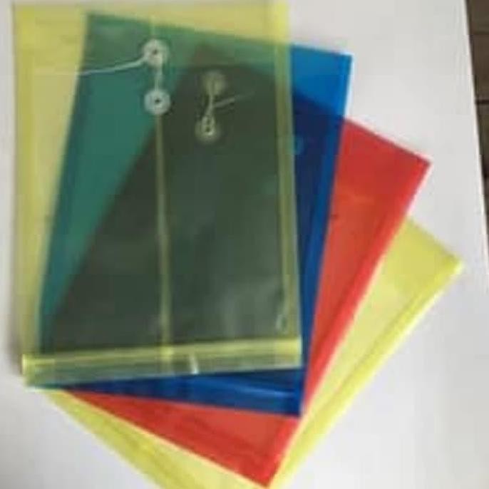 

Original Map Plastik Tali Folio Folder One LSN Transparan Isi 12