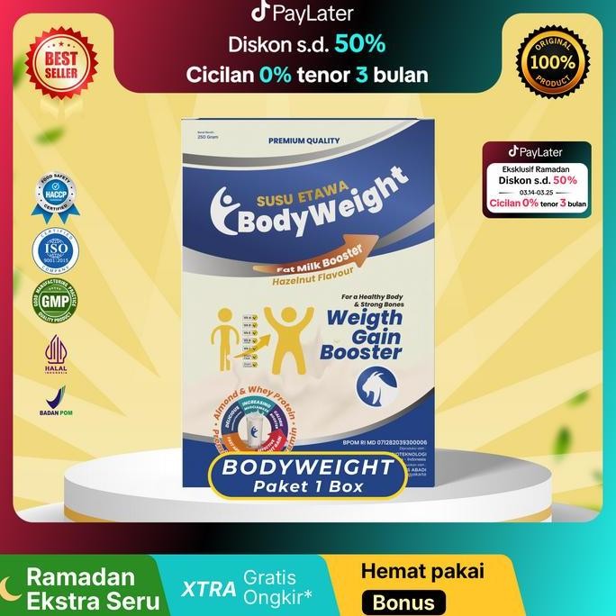 

Original Susu BodyWight Etawa 250gr Susu Kambing Penambah Nafsu Makan