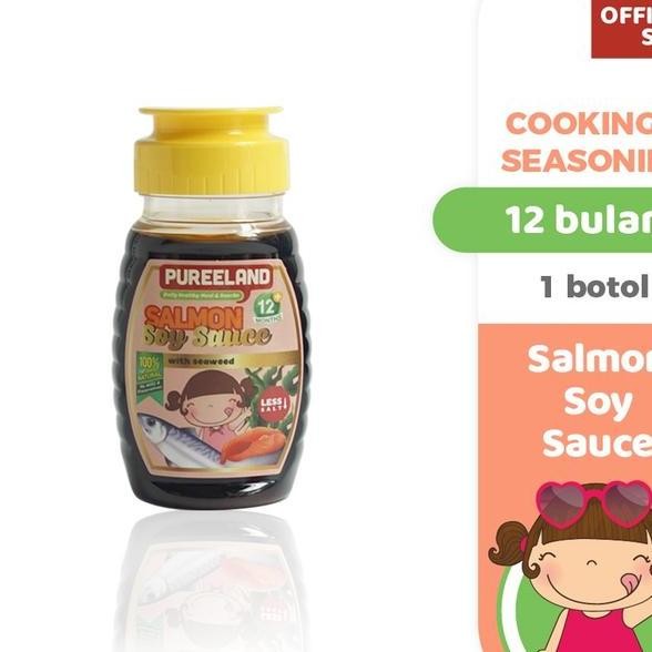 

Pureeland Salmon Soy Sauce Mpasi Bayi Organik Bumbu Mpasi