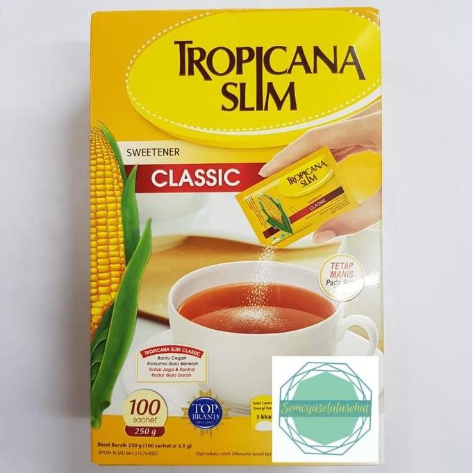 

Tropicana Slim Classic Sweetener 100 sachet