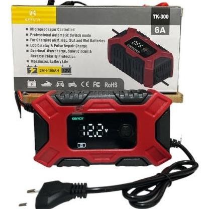 Charger Aki Mobil Motor E-Fast 12V 6A Repair Aki Otomatis/Charger Aki