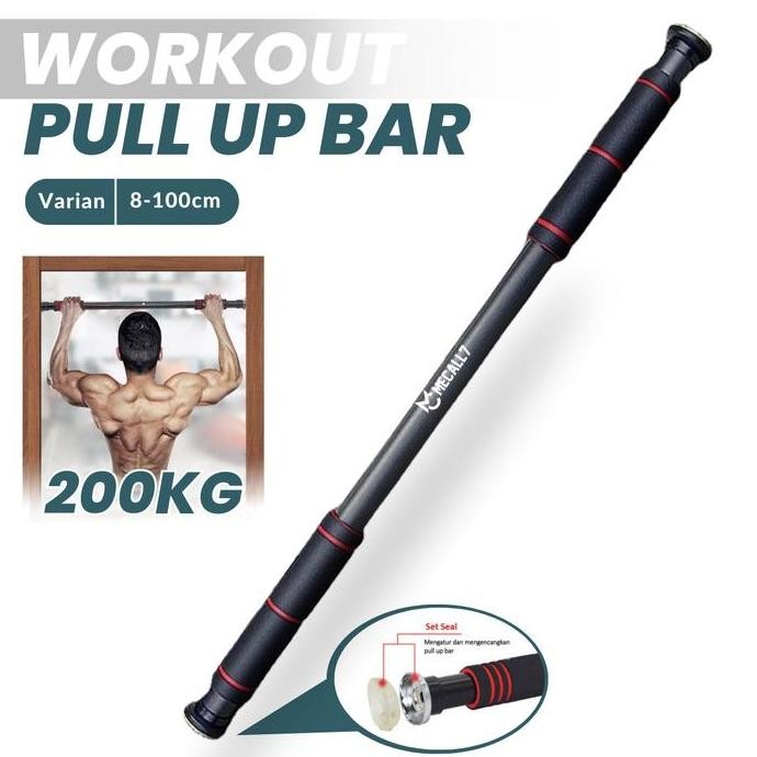 Baru Mecall7 Pull Up Bar Door Chinning Gym Multifungsi Alat Fitnes Rumah