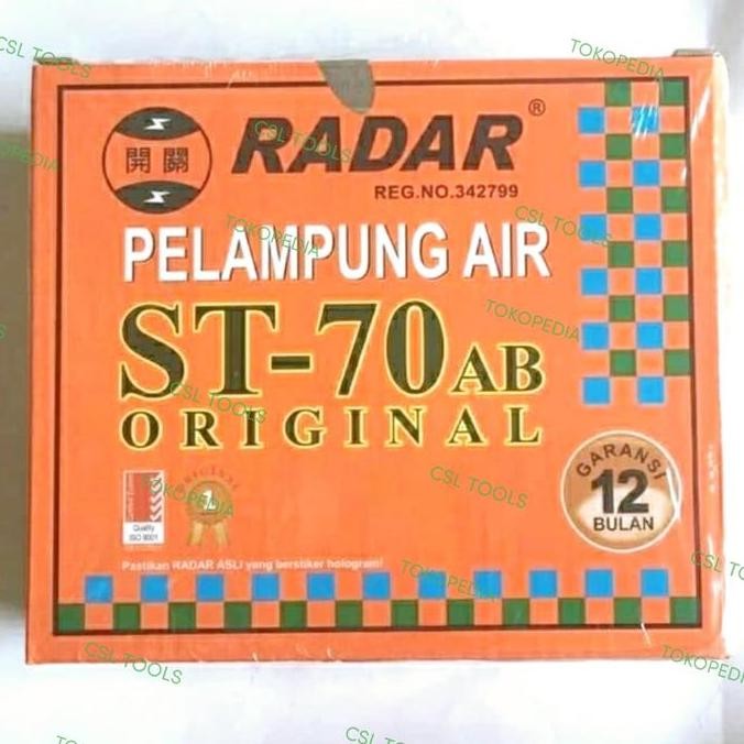 Radar Orange Pelampung Air Otomatis St - 70 Ab Original Lengkap Toren Terbaik