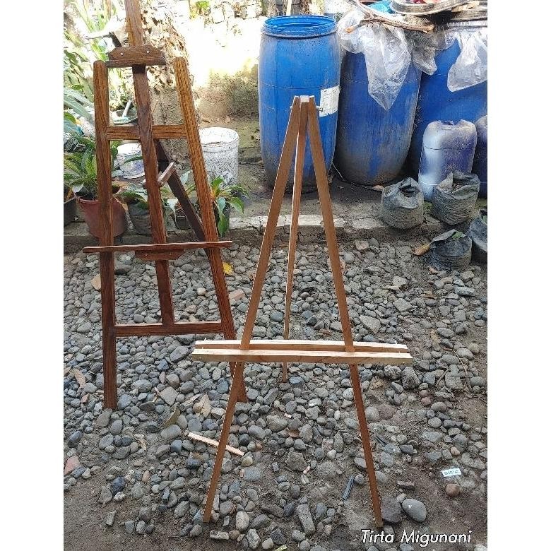 

^_K3C_^ Easel Lukis Tinggi 120Cm Stand Foto Naik Turun / Stand Lukis / Stand Akrilik / Dekorasi Pernikahan Ukuran Tinggi 120Cm X 50Cm / Welcome Sign / Penyangga Foto / Stand Frame / Stand Kanvas / Tripod Penyangga Er-56
