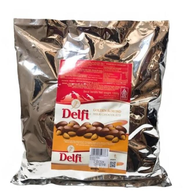 

COKELAT DELFI ALMOND & MEDE 1KG Chocolate Kering Food Coklat Snacks Makanan Cemilan Susu