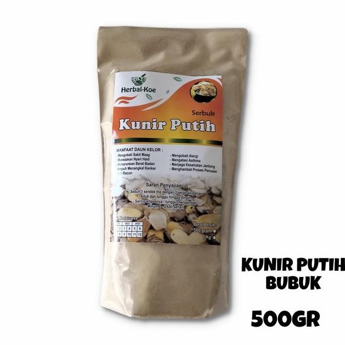 

Kunyit Putih Bubuk / Kunir Putih Bubuk 500gr / Curcuma zedoaria