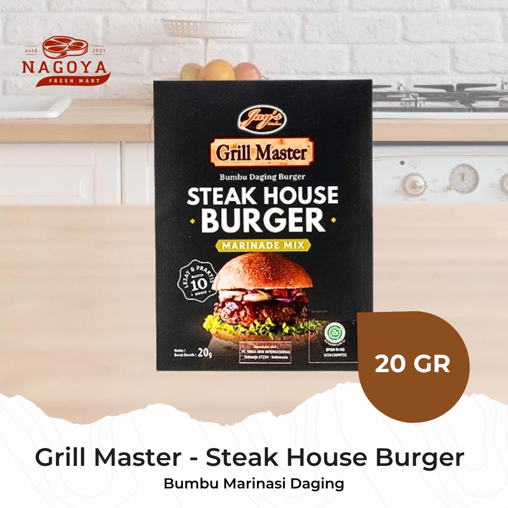 

Steak House Burger Marinade | Grill Master