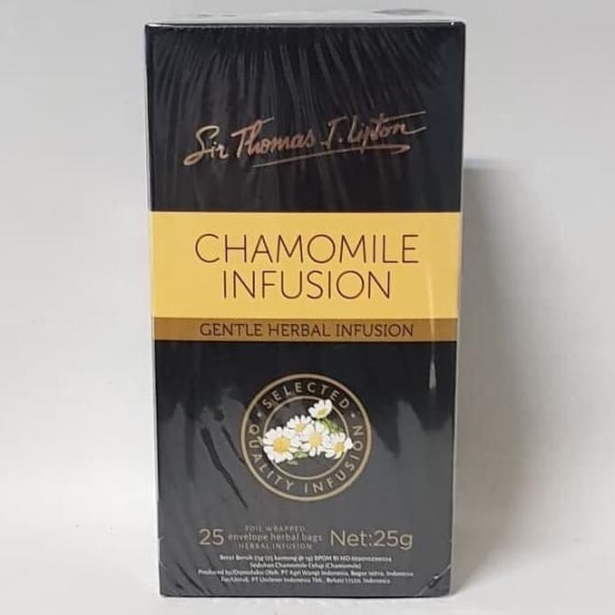 

SALE! LIPTON CHAMOMILE INFUSION STL 25X1G | TEH CELUP BUNGA TIDUR NYAMAN